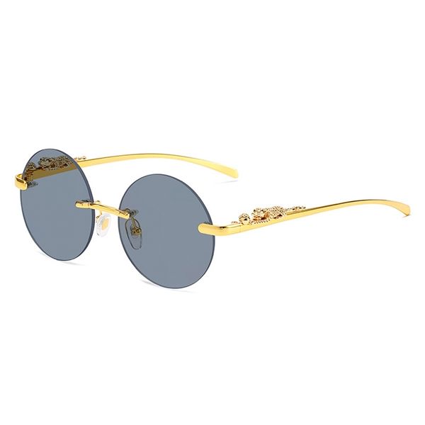 70% off factory online sale new card family leopard head round piece frameless sunglasses women's street pgraphy trend glasses men, White;black
70% off factory online sale new card family leopard head round piece frameless sunglasses women's street pgraphy trend glasses men, White;black