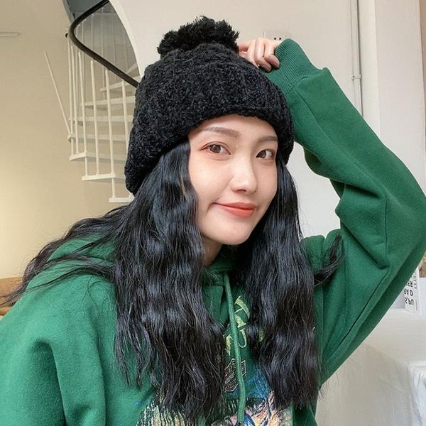 korean solid color wool hat for women autumn and winter lovely knitted hat cold protection casual cap c082, Blue;gray
korean solid color wool hat for women autumn and winter lovely knitted hat cold protection casual cap c082, Blue;gray