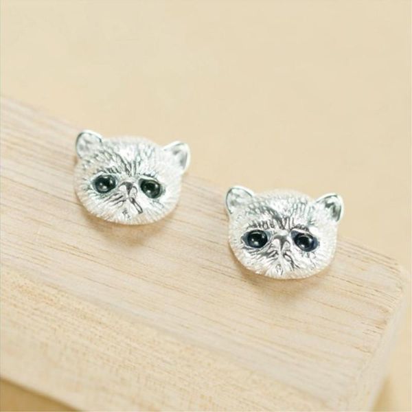 stud obear silver plated earrings cut cat for women wedding gift luxury hypoallergenic sterling-silver-jewelry, Golden;silver
stud obear silver plated earrings cut cat for women wedding gift luxury hypoallergenic sterling-silver-jewelry, Golden;silver