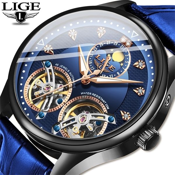 2020lige new luxury business mechanical wristwatch brand watches automatic tourbillon clock leather waterproof watch men q1216, Slivery;brown
2020lige new luxury business mechanical wristwatch brand watches automatic tourbillon clock leather waterproof watch men q1216, Slivery;brown