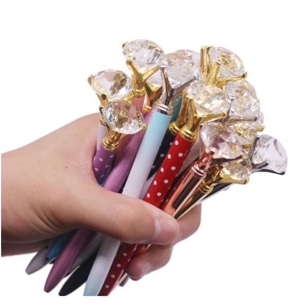 2019 fashion creative crystal glass kawaii ballpoint pen with large diamond luxury pen school office supplies halloween christmas, Blue;orange
2019 fashion creative crystal glass kawaii ballpoint pen with large diamond luxury pen school office supplies halloween christmas, Blue;orange