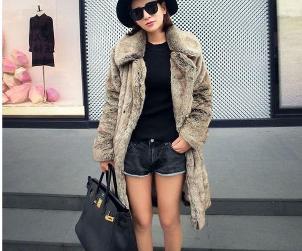 brand new womens casual jacket large size female long section grey plus size winter autumn fashion fur overcoats j15491, Black
brand new womens casual jacket large size female long section grey plus size winter autumn fashion fur overcoats j15491, Black
