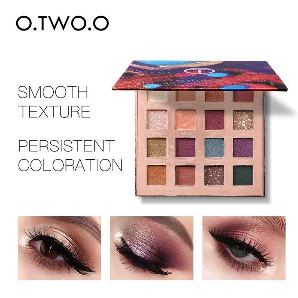 o.two.o 16 colors stellar romance eyeshadow palette charming pigment eye shadow matte shimmer glitter powder lasting makeup
o.two.o 16 colors stellar romance eyeshadow palette charming pigment eye shadow matte shimmer glitter powder lasting makeup