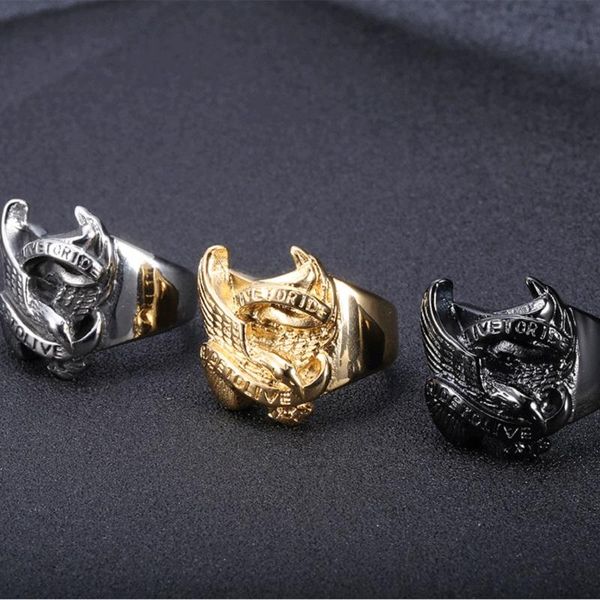 cluster rings lot live to ride hawk eagle 316l stainless steel motor biker men's ring jewelry, Golden;silver
cluster rings lot live to ride hawk eagle 316l stainless steel motor biker men's ring jewelry, Golden;silver
