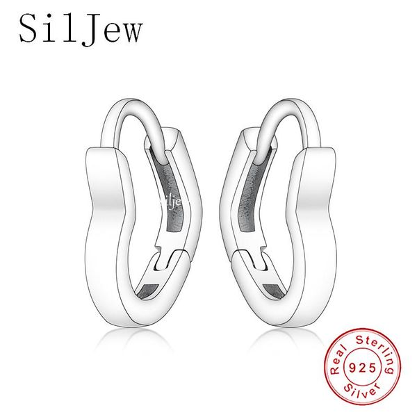 hoop & huggie siljew 925 sterling silver plain heart hoops mini huggies small piercing women fashion simple rock punk jewelry, Golden;silver
hoop & huggie siljew 925 sterling silver plain heart hoops mini huggies small piercing women fashion simple rock punk jewelry, Golden;silver