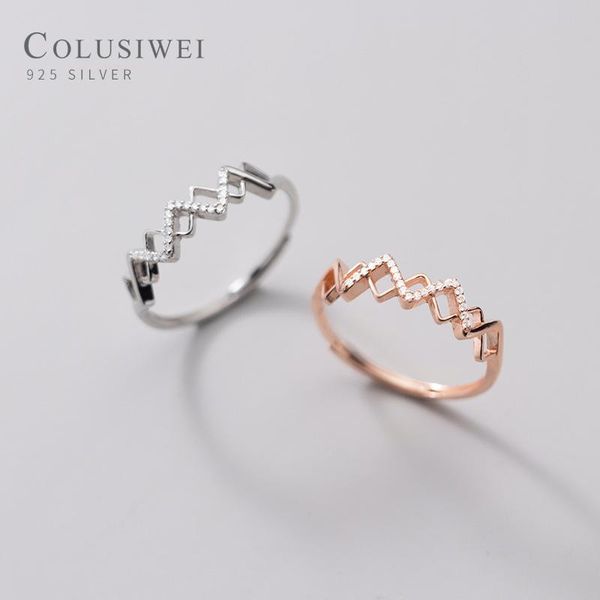 cluster rings colusiwei 925 sterling silver glittering zircon geometric cross wave opening for women stackable wedding fine jewelry, Golden;silver
cluster rings colusiwei 925 sterling silver glittering zircon geometric cross wave opening for women stackable wedding fine jewelry, Golden;silver