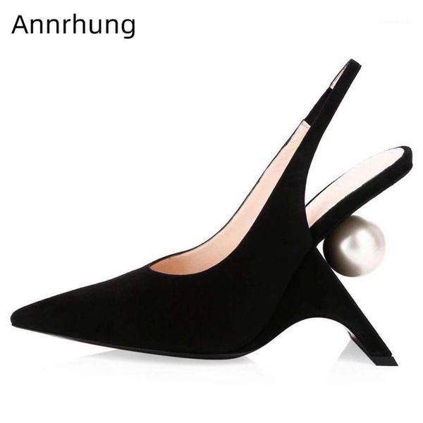 dress shoes black suede back strap woman fretwork heel with pearl decor slingbacks pointed toe strange high pumps women1
dress shoes black suede back strap woman fretwork heel with pearl decor slingbacks pointed toe strange high pumps women1