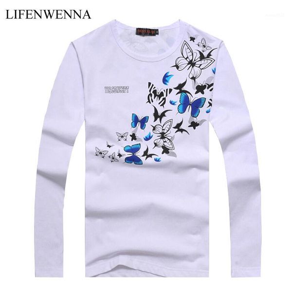 men's t-shirts plus size 6xl men's t shirts fashion butterfly print o neck long sleeve shirt men casual slim style mens tees shirt, White;black
men's t-shirts plus size 6xl men's t shirts fashion butterfly print o neck long sleeve shirt men casual slim style mens tees shirt, White;black