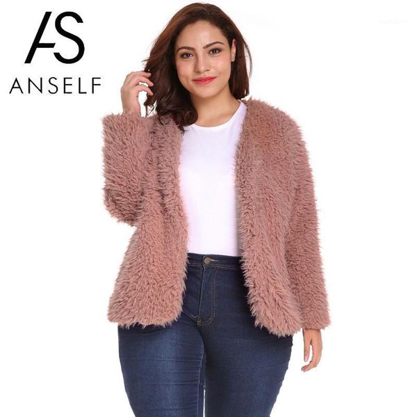 2020 winter warm coat women faux fur jacket 5xl 6xl plus size fluffy coat v neck collarless long sleeve teddy jacket outerwear1, Black
2020 winter warm coat women faux fur jacket 5xl 6xl plus size fluffy coat v neck collarless long sleeve teddy jacket outerwear1, Black