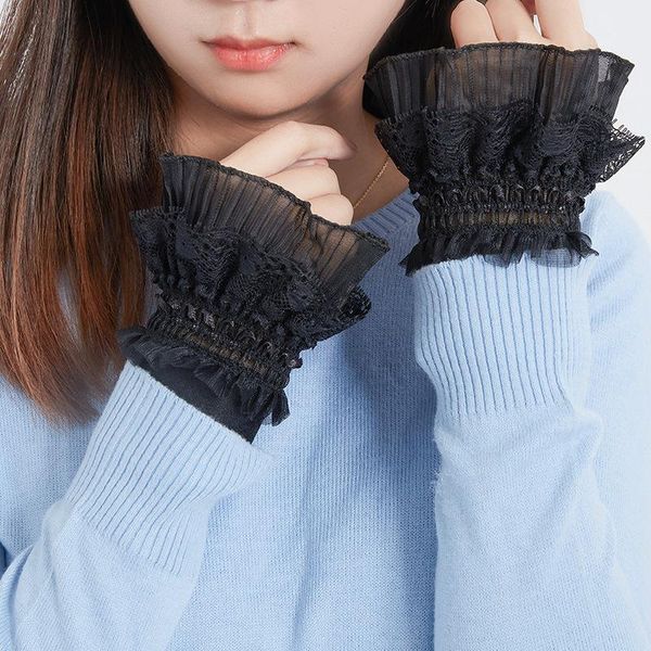 linbaiway 2020 fake flare sleeves women lace floral pleated fake cuff ruffles wrist warmer solid color detachable sleeves, Blue;gray
linbaiway 2020 fake flare sleeves women lace floral pleated fake cuff ruffles wrist warmer solid color detachable sleeves, Blue;gray
