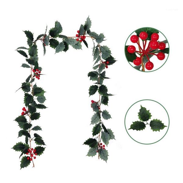 68.89in 175cm christmas berry garland decorative artificial garland red berry for christmas tree home party decor1
68.89in 175cm christmas berry garland decorative artificial garland red berry for christmas tree home party decor1