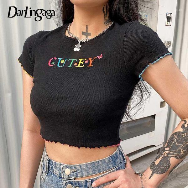 darlingaga ribbed letter embroidery black t shirt women casual cropped short sleeve slim tee shirts fashion t-shirt clothes1, White
darlingaga ribbed letter embroidery black t shirt women casual cropped short sleeve slim tee shirts fashion t-shirt clothes1, White