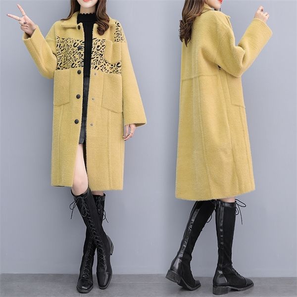 faux mink cashmere sweater cardigan women autumn/winter loose medium length over mink sweater jacket lj201128, Black
faux mink cashmere sweater cardigan women autumn/winter loose medium length over mink sweater jacket lj201128, Black