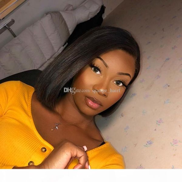 silk base full lace wigs bob short silk lace front wigs unprocessed virgin brazilian human hair natural hairline for black women, Black;brown
silk base full lace wigs bob short silk lace front wigs unprocessed virgin brazilian human hair natural hairline for black women, Black;brown