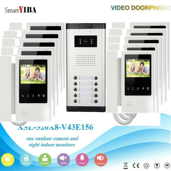 YobangSecurity Video Intercom 4.3 Inch Handset Monitor Video Door Phone Doorbell Intercom Entry System Kit For 10 Unit Apartment1
YobangSecurity Video Intercom 4.3 Inch Handset Monitor Video Door Phone Doorbell Intercom Entry System Kit For 10 Unit Apartment1