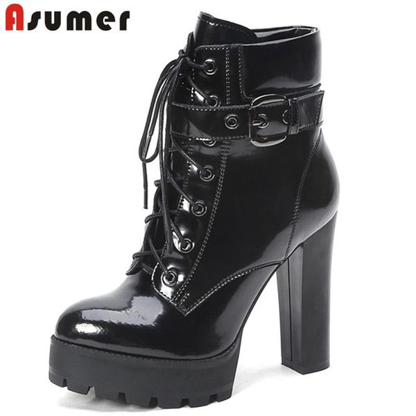 boots asumer 2021 est gradient high heel platform shoes women ankle round toe lace up buckle fashion dress woman, Black
boots asumer 2021 est gradient high heel platform shoes women ankle round toe lace up buckle fashion dress woman, Black