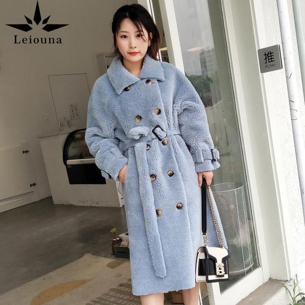 women's fur & faux leioouna plus size superior quality wool jacket 2021 sheep shearing coat female mid long genuine coats parka, Black
women's fur & faux leioouna plus size superior quality wool jacket 2021 sheep shearing coat female mid long genuine coats parka, Black