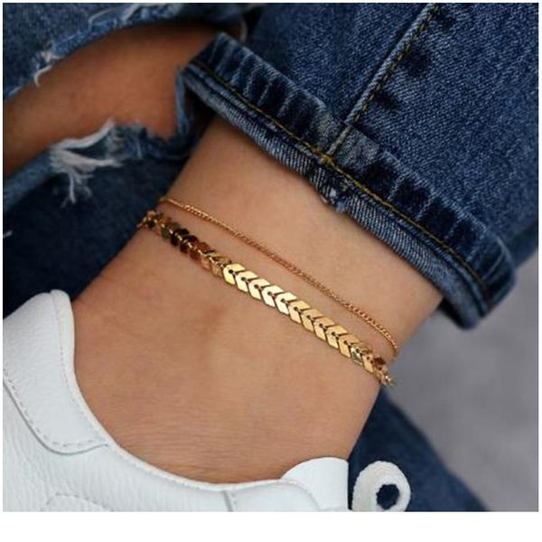 анклалет для женщин золотой серебристый цвет двухслой мода ювелирные изделия лето бич босиком сандалии браслет подарок wmtvvu, Golden;silver 
анклалет для женщин золотой серебристый цвет двухслой мода ювелирные изделия лето бич босиком сандалии браслет подарок wmtvvu, Golden;silver