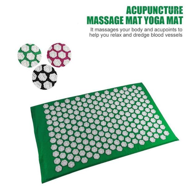 yoga mats 66 x 42cm massager cushion massage fitness spike mat lotus acupuncture bed pilates fit1
yoga mats 66 x 42cm massager cushion massage fitness spike mat lotus acupuncture bed pilates fit1