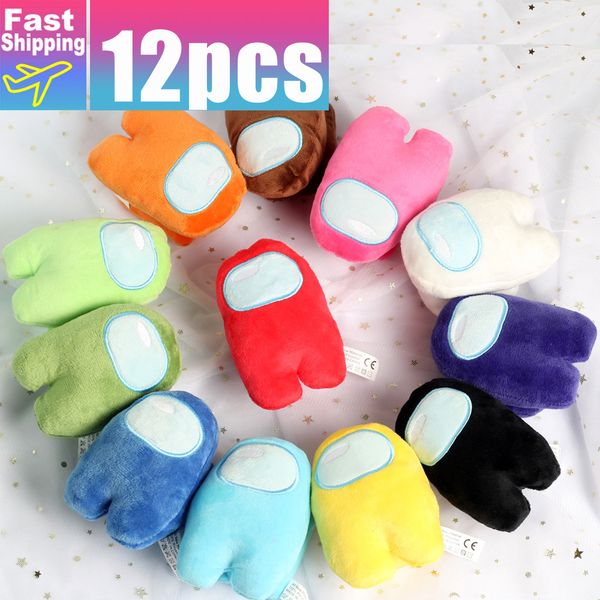 12 pc/lot soft game plush toy stuffed doll christmas cute red small among us plushie kid gift q1219
12 pc/lot soft game plush toy stuffed doll christmas cute red small among us plushie kid gift q1219