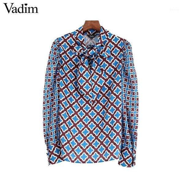 vadim women elegant bow tie print blouses long sleeve shirt vintage office wear casual blusas mujer lb5381, White
vadim women elegant bow tie print blouses long sleeve shirt vintage office wear casual blusas mujer lb5381, White