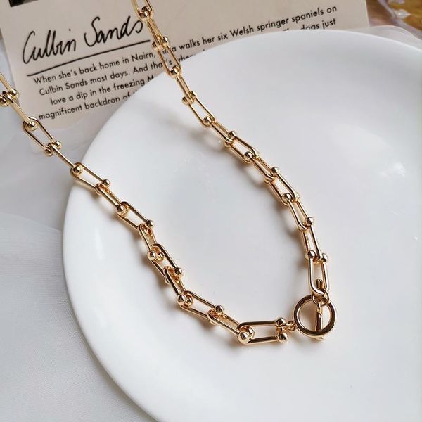 style simple fashion necklace personality thick chain neck chain small crowd net red punk hip-hop wind clavicle chain 1006, Silver
style simple fashion necklace personality thick chain neck chain small crowd net red punk hip-hop wind clavicle chain 1006, Silver