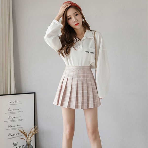 2021 new women's japanese winter high waist pleated plaid for school students office clothes mini skirt a line skirts zxim, Black
2021 new women's japanese winter high waist pleated plaid for school students office clothes mini skirt a line skirts zxim, Black