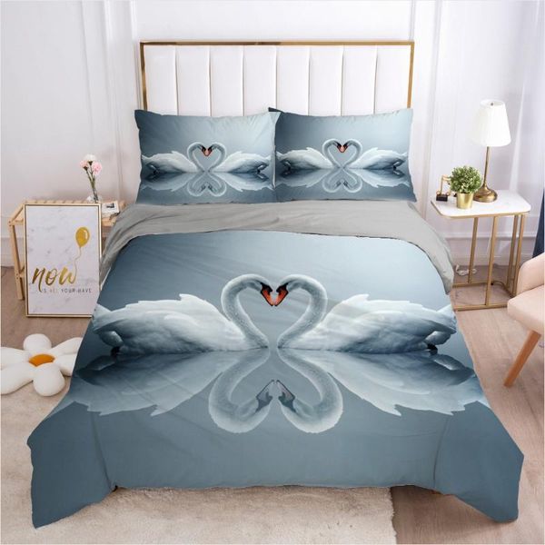 bedding sets 3d animal swan design duvet cover set gray quilt covers and pillow shams comforther case king size bedclothes
bedding sets 3d animal swan design duvet cover set gray quilt covers and pillow shams comforther case king size bedclothes