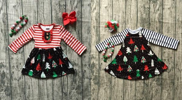 new fall/winter baby girls christmas tree red black stripe outfits chirdren clothes dress boutique long sleeve match accessories1, White
new fall/winter baby girls christmas tree red black stripe outfits chirdren clothes dress boutique long sleeve match accessories1, White