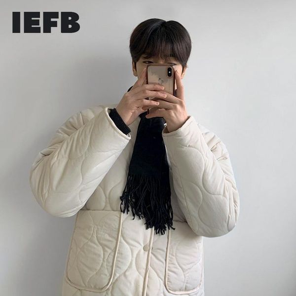 iefb korean fashion short cotton padded jacket for men 2020 new thickened fur liner winter coat causal covered button cloth 4757, Black
iefb korean fashion short cotton padded jacket for men 2020 new thickened fur liner winter coat causal covered button cloth 4757, Black