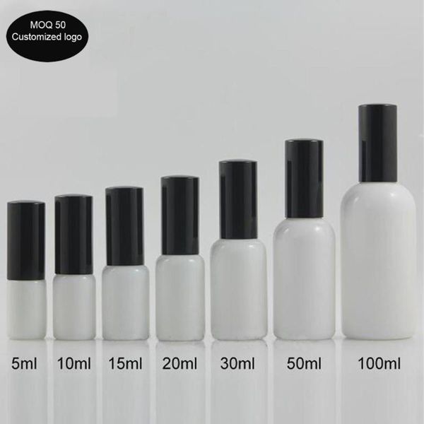 storage bottles & jars 50pcs/lot 5ml 10ml 15ml 20ml 30ml 50ml 100ml white jade glass bottle cosmetic lotion with black cap
storage bottles & jars 50pcs/lot 5ml 10ml 15ml 20ml 30ml 50ml 100ml white jade glass bottle cosmetic lotion with black cap