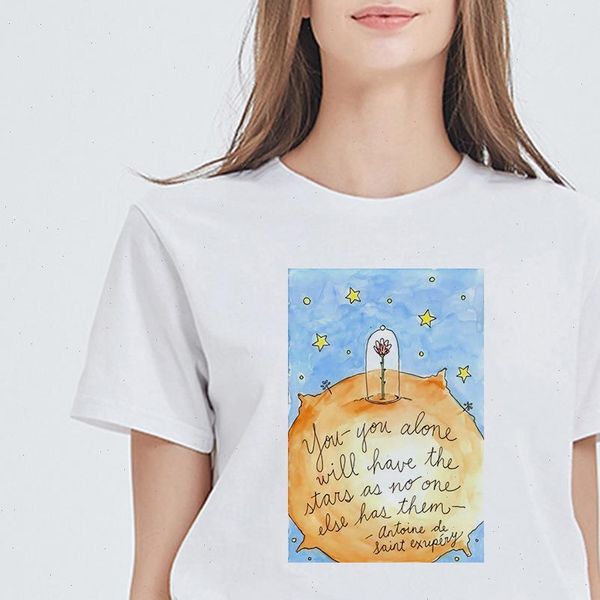 women summer little prince printed harajuku funny t shirts women plus size kawaii vogue punk hip hop women tshirt, White
women summer little prince printed harajuku funny t shirts women plus size kawaii vogue punk hip hop women tshirt, White