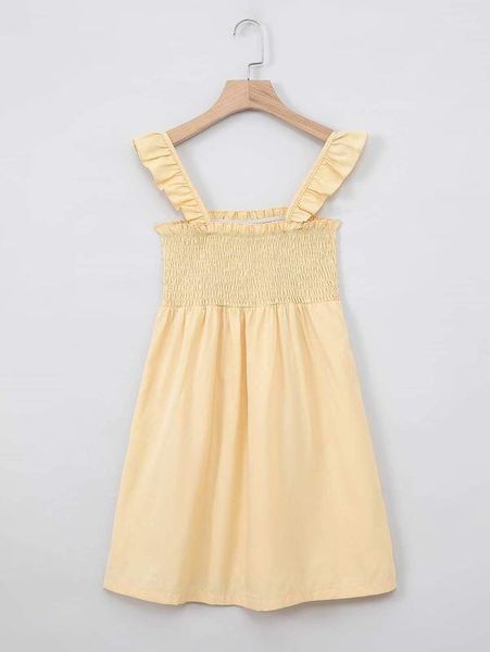 girls shirred ruffle cami dress she, Red;yellow
girls shirred ruffle cami dress she, Red;yellow