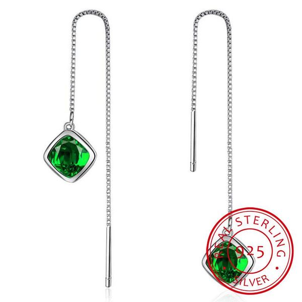 dangle & chandelier elegant geometry emerald ear drops ruby silver 925 jewelry simple gemstones earrings for women accessory wholesale
dangle & chandelier elegant geometry emerald ear drops ruby silver 925 jewelry simple gemstones earrings for women accessory wholesale