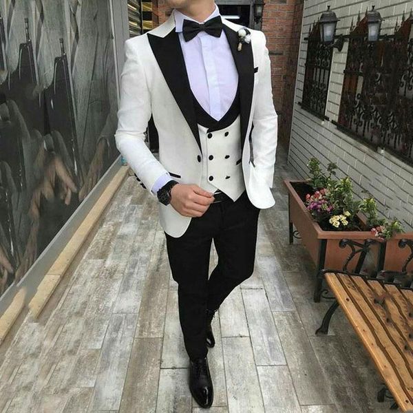 ivory men suits 2020 wedding suits for men groom wear tuxedos (jacket+pants+vest) slim fit formal bridegroom costume homme1, White;black
ivory men suits 2020 wedding suits for men groom wear tuxedos (jacket+pants+vest) slim fit formal bridegroom costume homme1, White;black