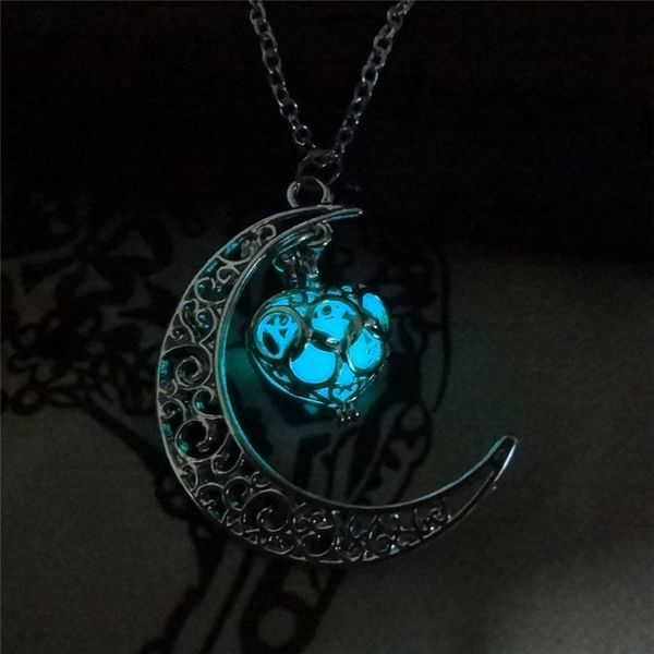 the glow moon heart in noctilucence dark essential oil diffuser necklace lockets chains pendant jewlery for women drop s
the glow moon heart in noctilucence dark essential oil diffuser necklace lockets chains pendant jewlery for women drop s