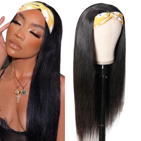 straight headband wig human hair wigs 150% density brazilian straight hair wig machine made wig for black women, Black;brown
straight headband wig human hair wigs 150% density brazilian straight hair wig machine made wig for black women, Black;brown