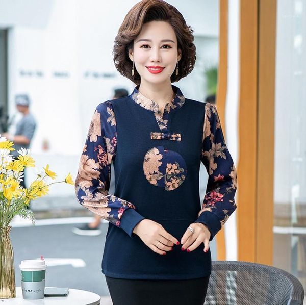 middle age women long sleeve t-shirts casual spring autumn plus size mother bottom shirt1, White
middle age women long sleeve t-shirts casual spring autumn plus size mother bottom shirt1, White