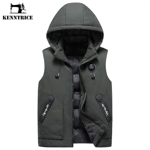 kenntrice brand hooded vest jacket mens new warm sleeveless jacket male winter casual waistcoat men vest plus size veste homme1, Black;white
kenntrice brand hooded vest jacket mens new warm sleeveless jacket male winter casual waistcoat men vest plus size veste homme1, Black;white