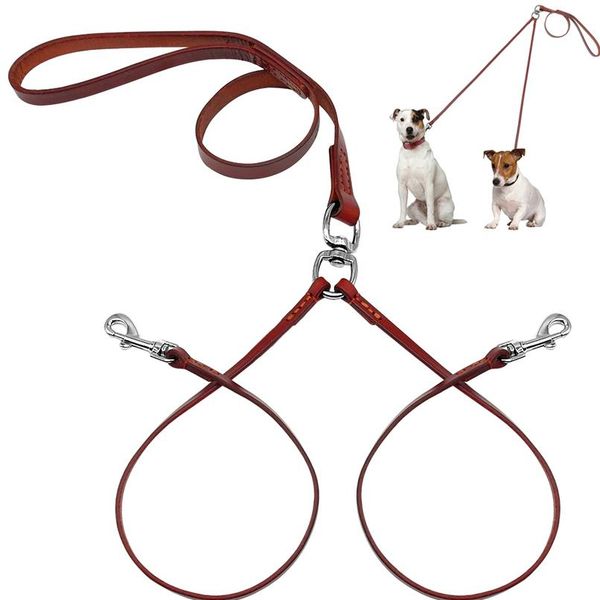 2 way real leather coupler dog walking leash dual no tangle lead for 2 dogs good for small medium bree sqcfpl
2 way real leather coupler dog walking leash dual no tangle lead for 2 dogs good for small medium bree sqcfpl