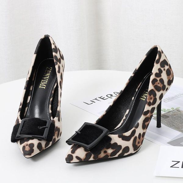 leopard print women party high heel pumps 2020 flock pointed toe slip on women's heels fashion shoes plus size1, Black
leopard print women party high heel pumps 2020 flock pointed toe slip on women's heels fashion shoes plus size1, Black