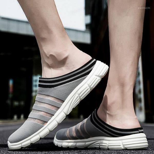 sandals summer shoes men slip on beach slippers sneakers fashion mesh breathable sandalias zapatos hombre size 441, Black
sandals summer shoes men slip on beach slippers sneakers fashion mesh breathable sandalias zapatos hombre size 441, Black