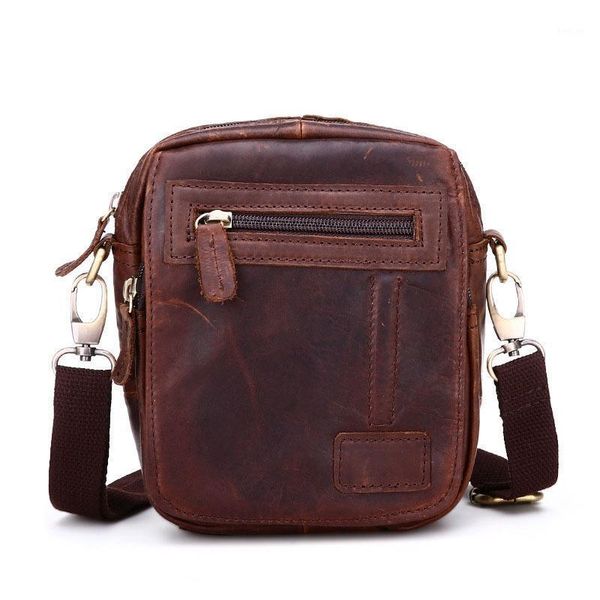 summer leather pockets men's casual fashion crazy horse skin trend retro single shoulder slung small bag1
summer leather pockets men's casual fashion crazy horse skin trend retro single shoulder slung small bag1