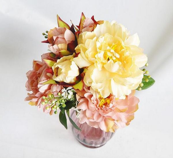 decorative flowers & wreaths high artificial peony flower autumn 10 branches wedding silk for home decoration
decorative flowers & wreaths high artificial peony flower autumn 10 branches wedding silk for home decoration