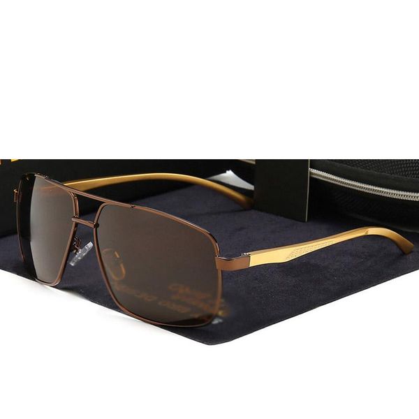 sunglasses men brand aluminum magnesium square polarized uv400 brown mirror male high-quality sun glasses women for oculos, White;black
sunglasses men brand aluminum magnesium square polarized uv400 brown mirror male high-quality sun glasses women for oculos, White;black