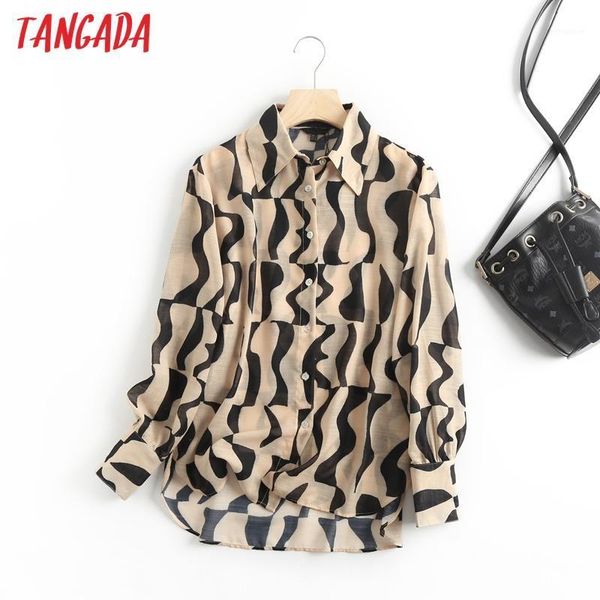 tangada 2020 autumn women retro print blouse long sleeve chic female elegant loose shirt blusas femininas 6d331, White
tangada 2020 autumn women retro print blouse long sleeve chic female elegant loose shirt blusas femininas 6d331, White