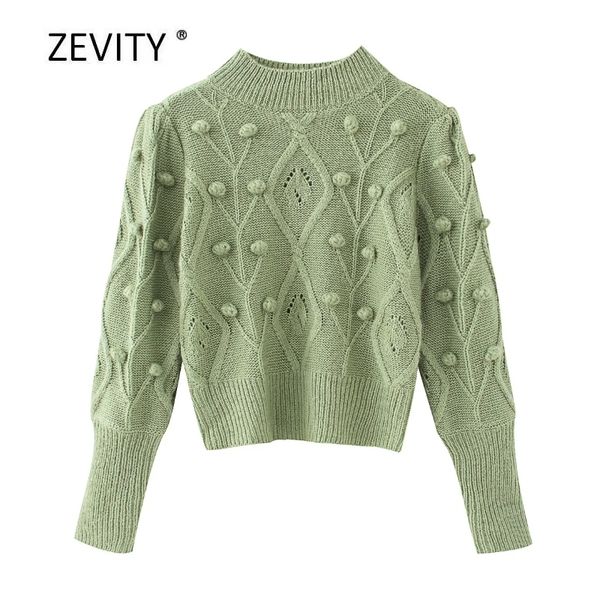 zevity new women fashion solid color ball appliques knitting sweater ladies long sleeve casual sweaters chic pullovers s309 201030, White;black
zevity new women fashion solid color ball appliques knitting sweater ladies long sleeve casual sweaters chic pullovers s309 201030, White;black