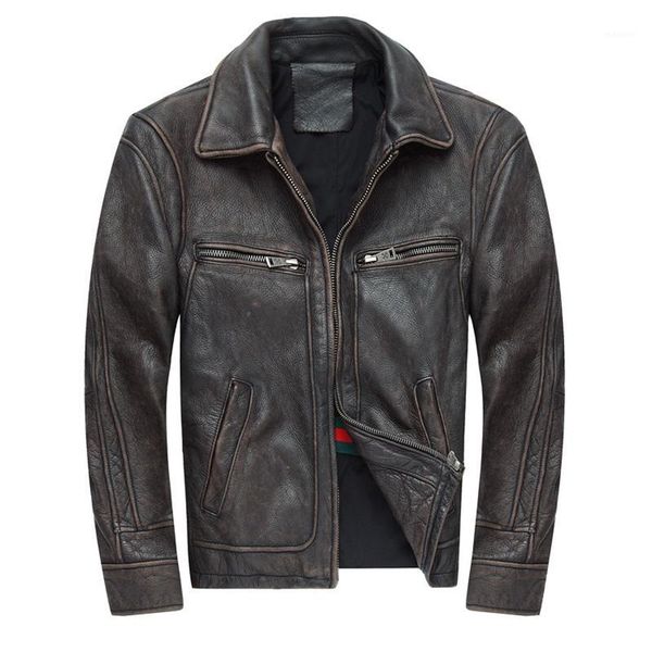 mens brown overcoats vintage cowskin jackets slim turn down collar motorcycle jacket mens brown outwear1, Black
mens brown overcoats vintage cowskin jackets slim turn down collar motorcycle jacket mens brown outwear1, Black