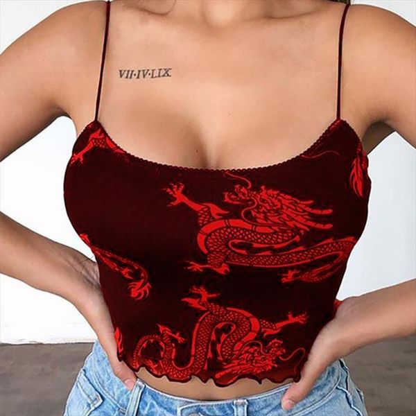 plus size dragon print graphic tees sleeveless crop women y2k casual harajuku v neck goth tshirt ladies clubwear summer, White
plus size dragon print graphic tees sleeveless crop women y2k casual harajuku v neck goth tshirt ladies clubwear summer, White