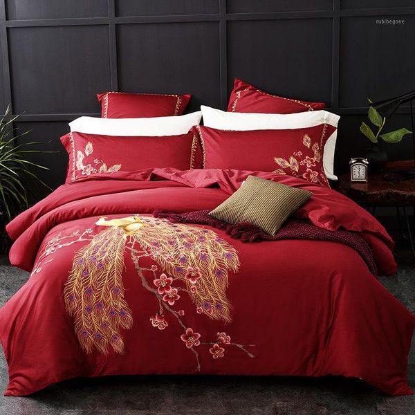 bedding sets 4piece red egyptian cotton luxury wedding set king size bed cover bedsheets duvet pillowcases1
bedding sets 4piece red egyptian cotton luxury wedding set king size bed cover bedsheets duvet pillowcases1
